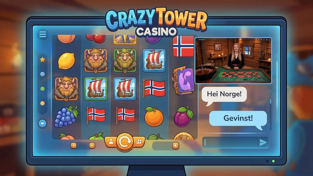 Casinospill hos Crazytower